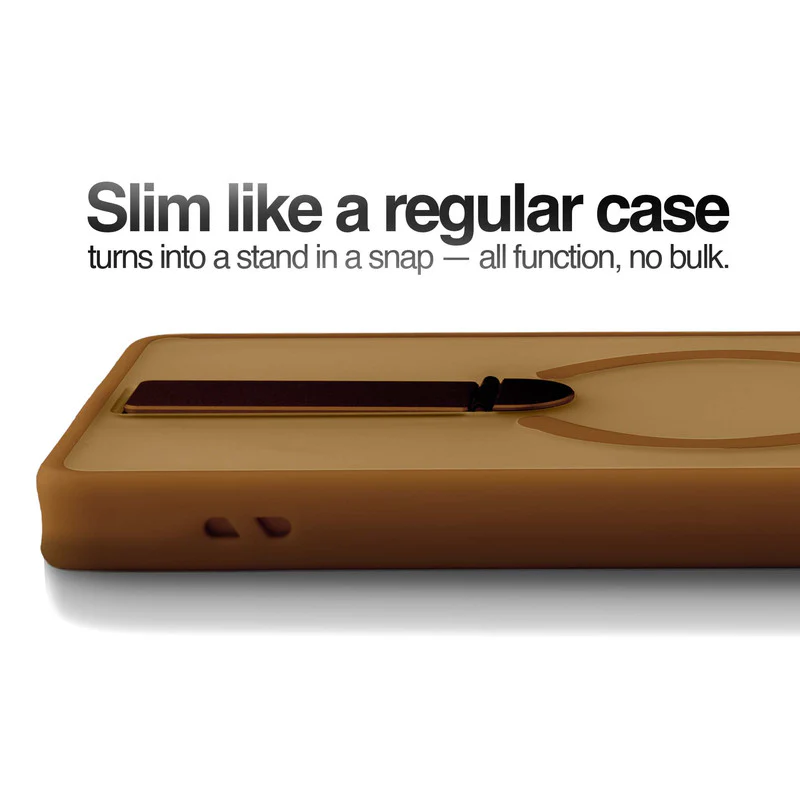 3-in-1 Frosted Back Case for Samsung S23 Ultra 5G with Magnetic Support, Vertical Stand & Silicone Grip - Image 11