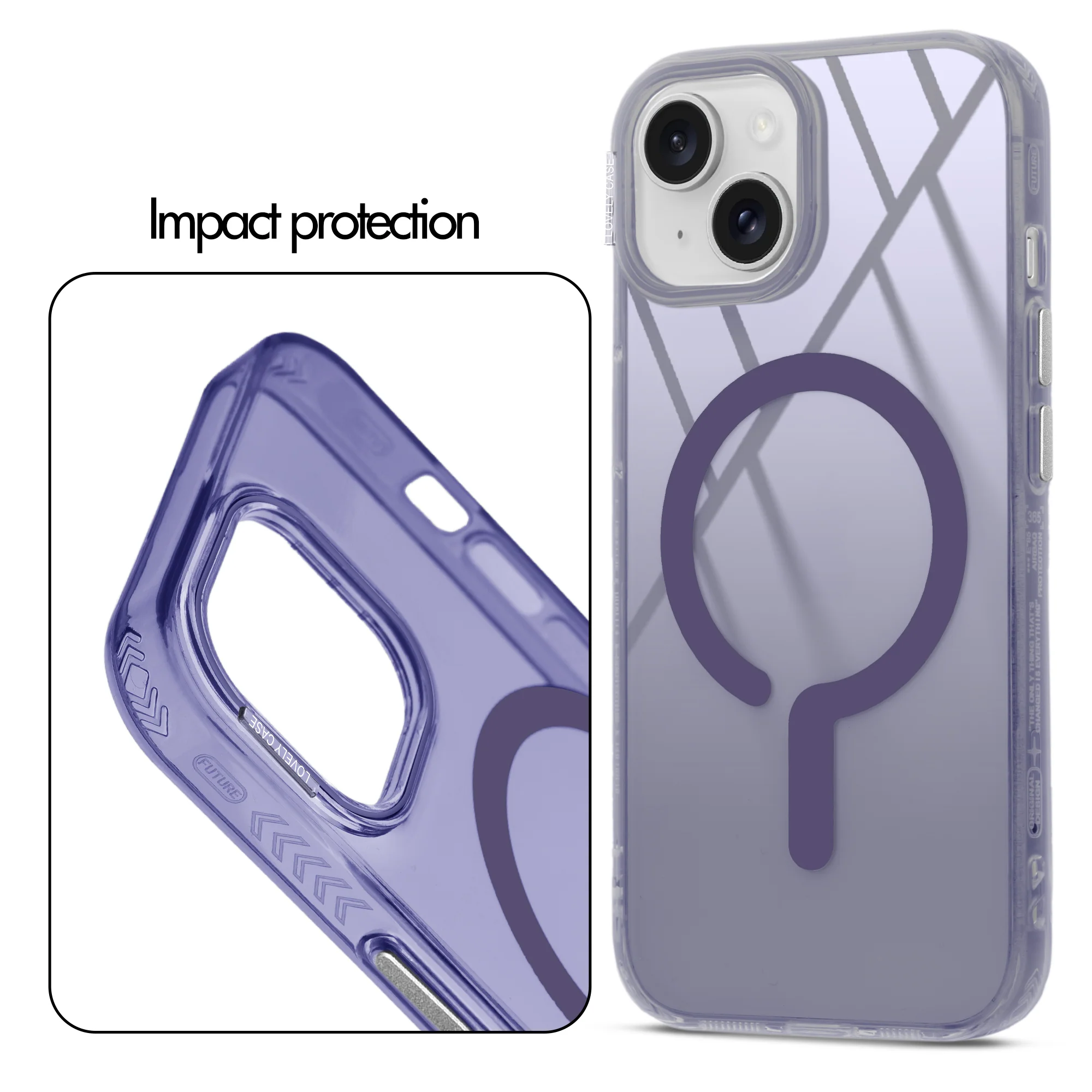 360° Air-Cushioned Protection Back Case For Apple iPhone 15 - Image 41