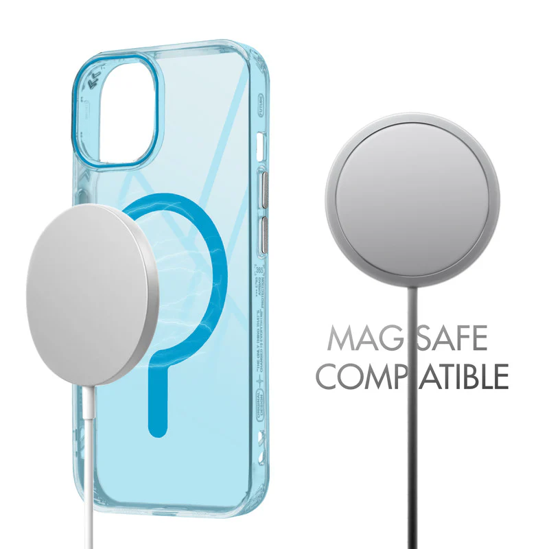 360° Airbag Protection Jelly Transparent Wireless Charging Support Compatible Back Case For Apple iPhone 14 with Metal Finish Buttons - Image 28
