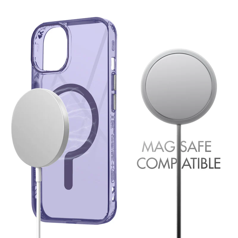 360° Airbag Protection Jelly Transparent Wireless Charging Support Compatible Back Case For Apple iPhone 15 with Metal Finish Buttons - Image 16