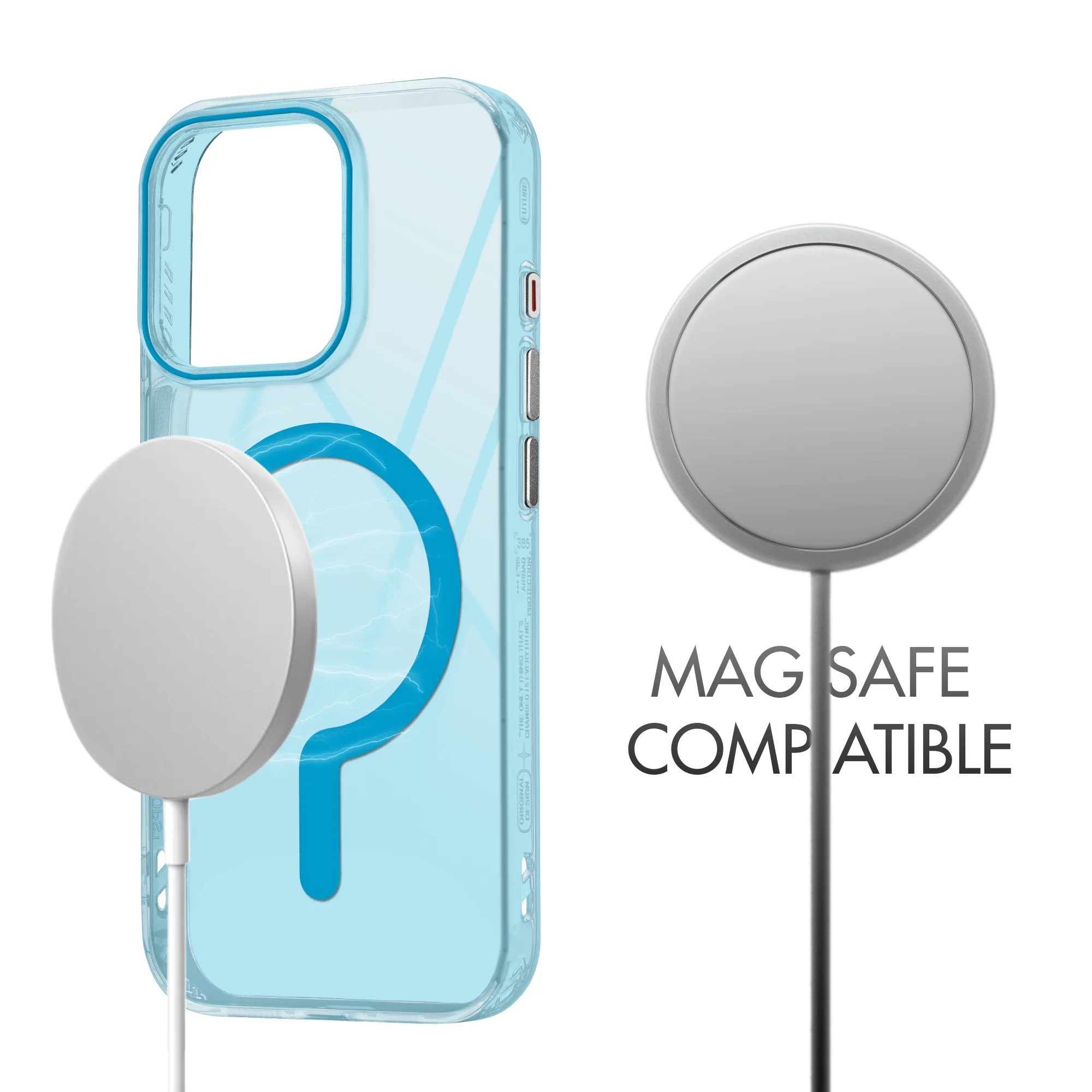 360° Airbag Protection Jelly Transparent Wireless Charging Support Compatible Back Case For Apple iPhone 16 Pro with Metal Finish Buttons - Image 27