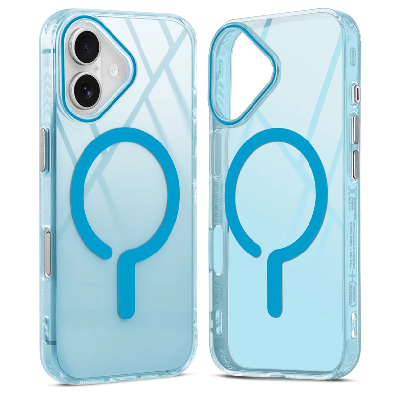 360° Airbag Protection Jelly Transparent Wireless Charging Support Compatible Back Case For Apple iPhone 16 with Metal Finish Buttons - Image 25