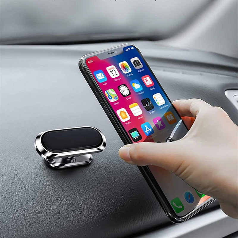 360° Aluminium Rotating Magnetic Phone Holder for Car - Image 3