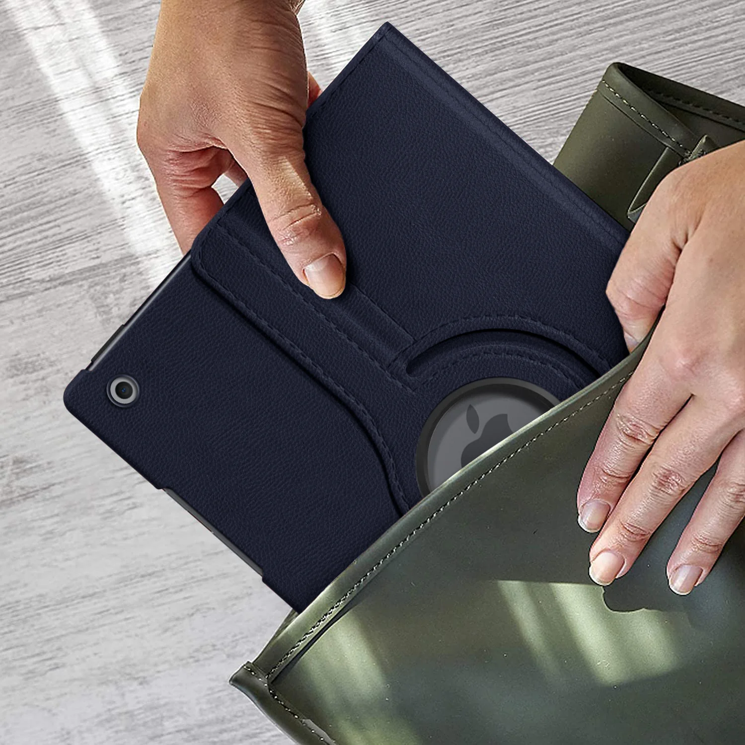 360 Degree Rotating PU Leather Tablet Flip Cover For Apple iPad (9th Generation) 10.2" - Image 10