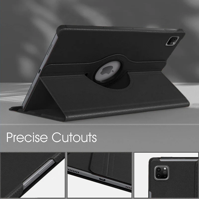 360 Degree Rotating PU Leather Tablet Flip Cover For Apple iPad Pro (2020) 11" - Image 5