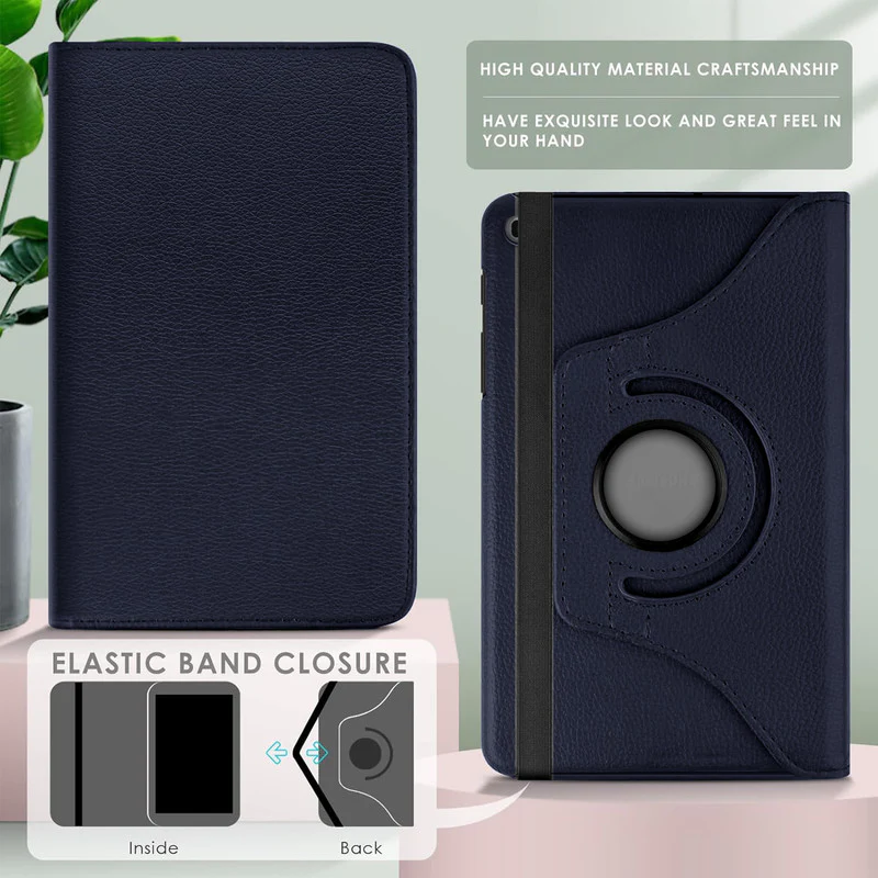 360 Degree Rotating PU Leather Tablet Flip Cover For Samsung Galaxy Tab A SM-T515 10.1 inch - Image 13