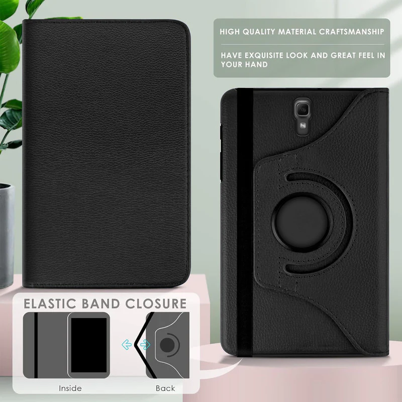 360 Degree Rotating PU Leather Tablet Flip Cover For Samsung Tab A T590 / T595 (10.5" Inch) - Image 6