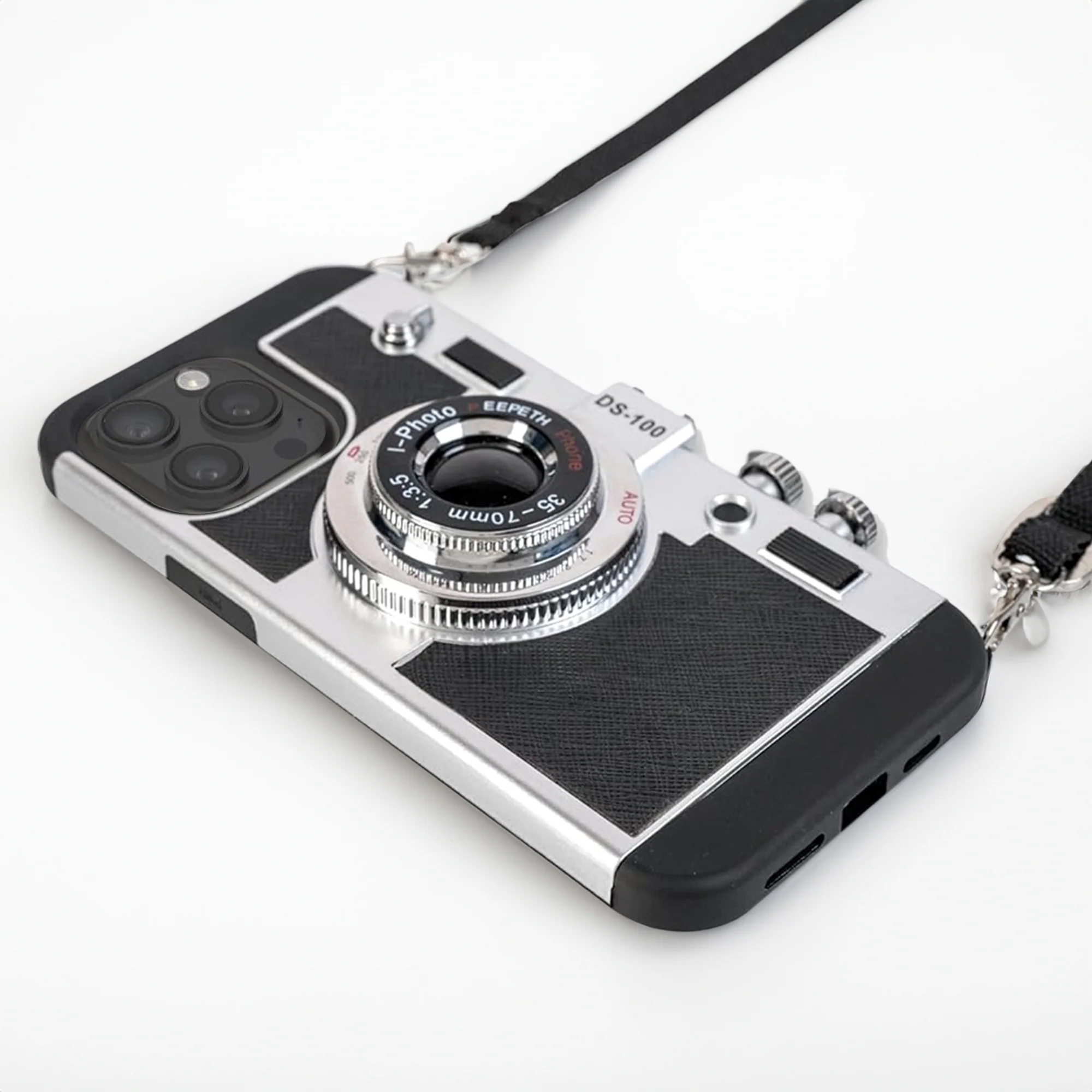 3D Camera lanyard Back Cover For Apple iPhone 15 Pro Max - Image 3