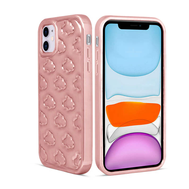 3D Cute Cloud Pattern Back Cover for Apple iPhone 11 - Image 19