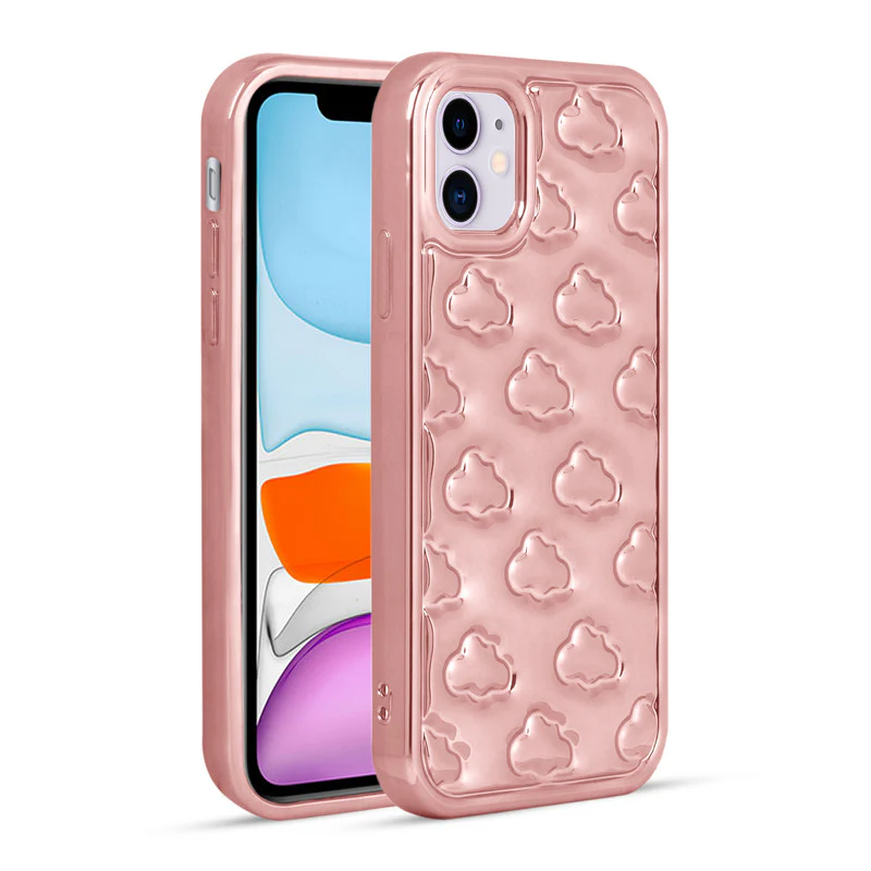 3D Cute Cloud Pattern Back Cover for Apple iPhone 11 - Image 21