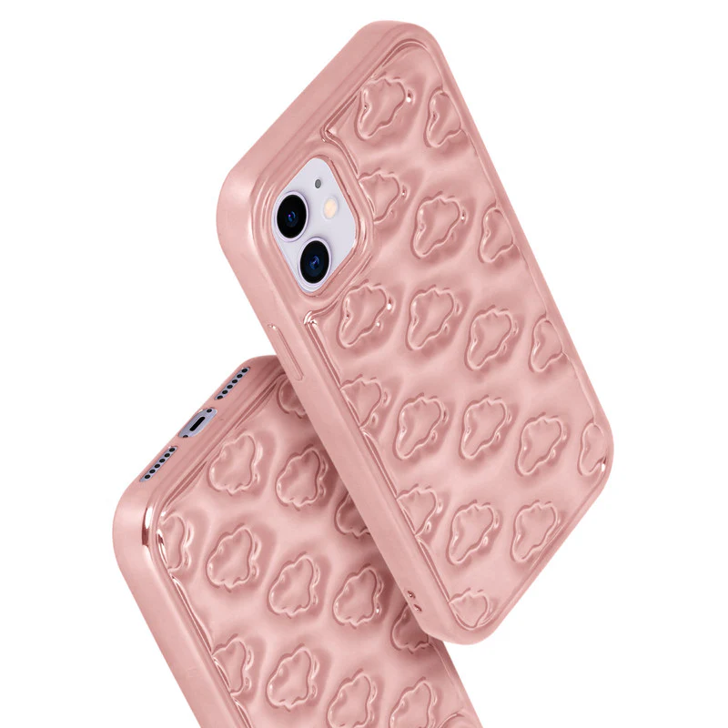 3D Cute Cloud Pattern Back Cover for Apple iPhone 11 - Image 24