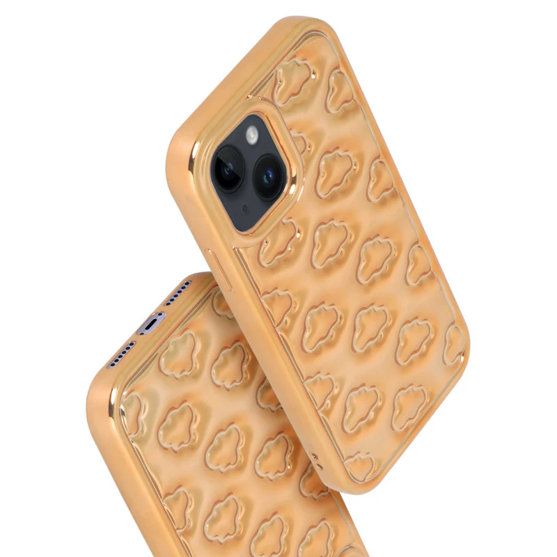 3D Cute Cloud Pattern Back Cover for Apple iPhone 14 - Image 15