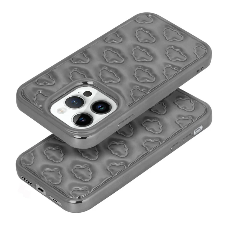 3D Cute Cloud Pattern Back Cover for Apple iPhone 15 Pro - Image 19