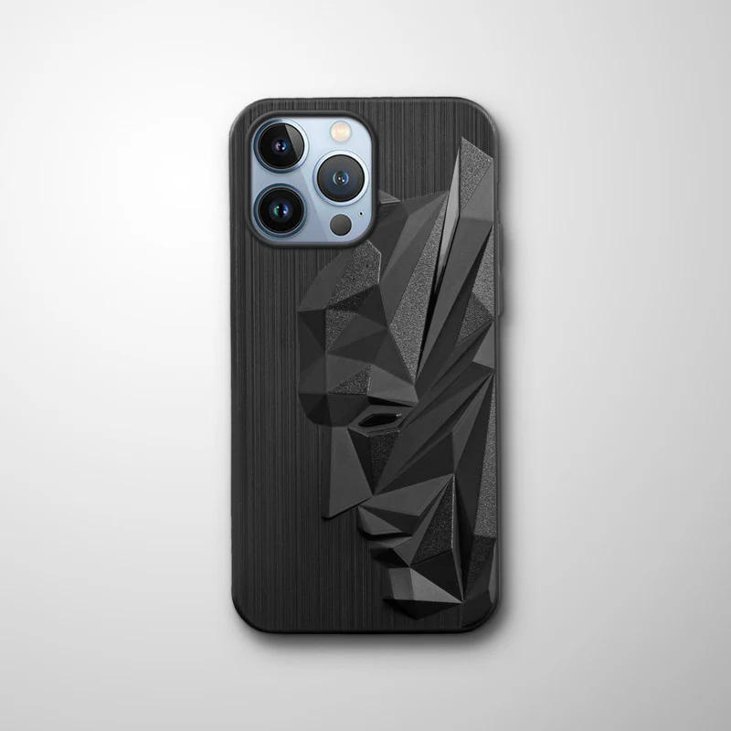 3D Design Soft Silicone Back Cover For Apple iPhone 12 Pro - Image 3