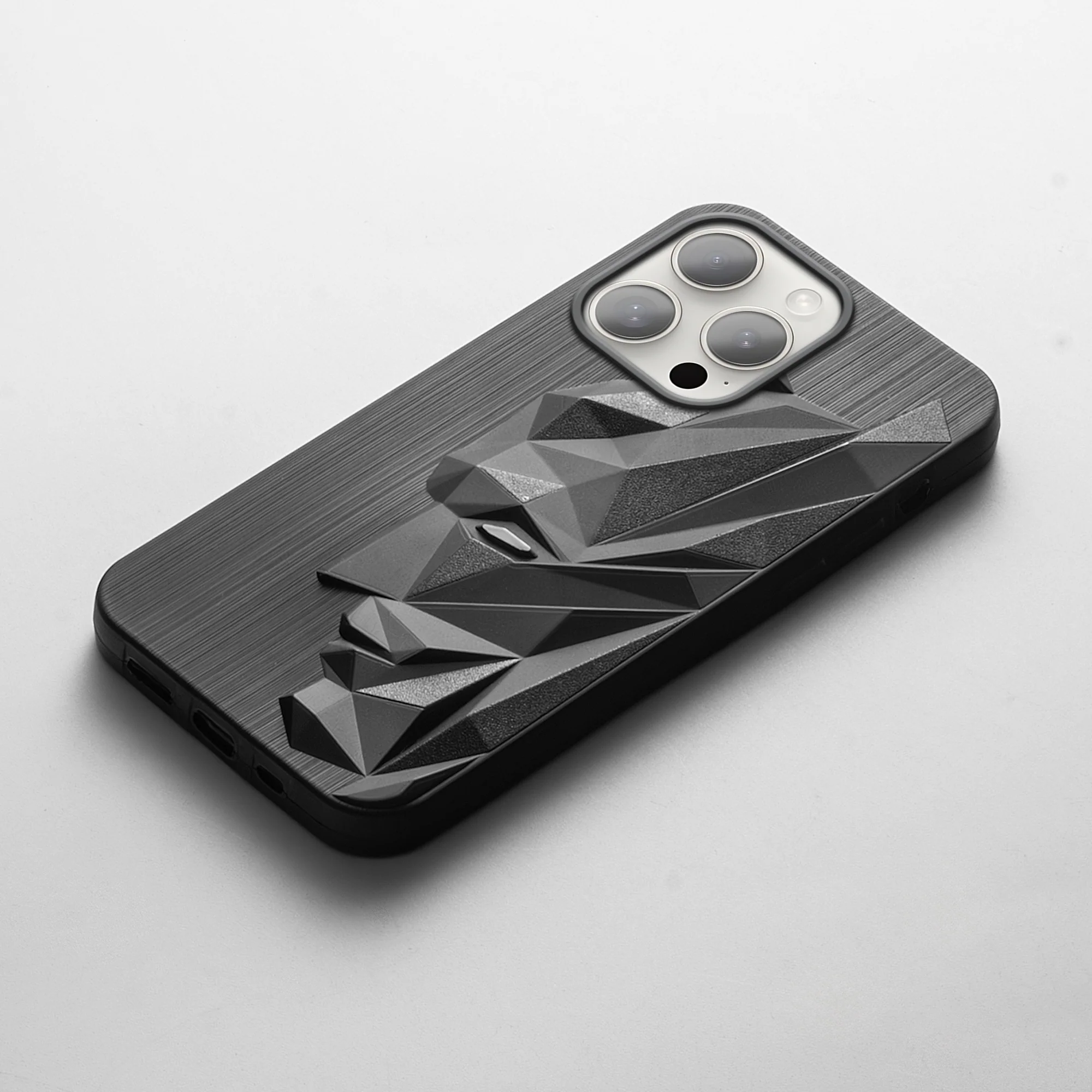3D Design Silicone Case For Apple iPhone 15 Pro - Image 4