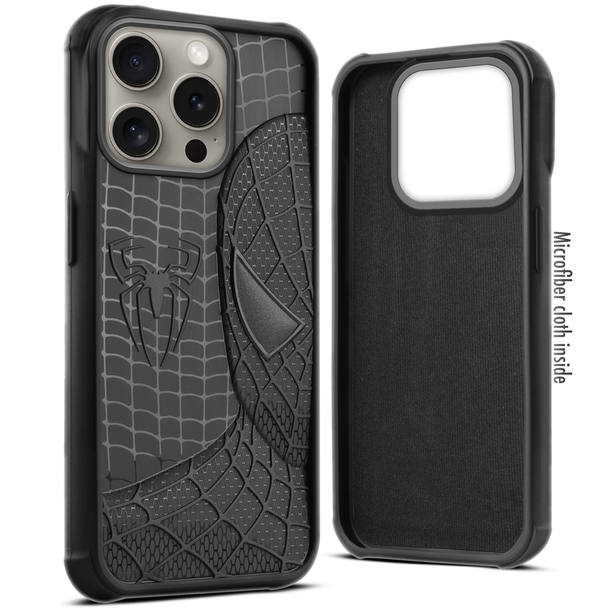 3D Design Silicone Case For Apple iPhone 15 Pro - Image 9