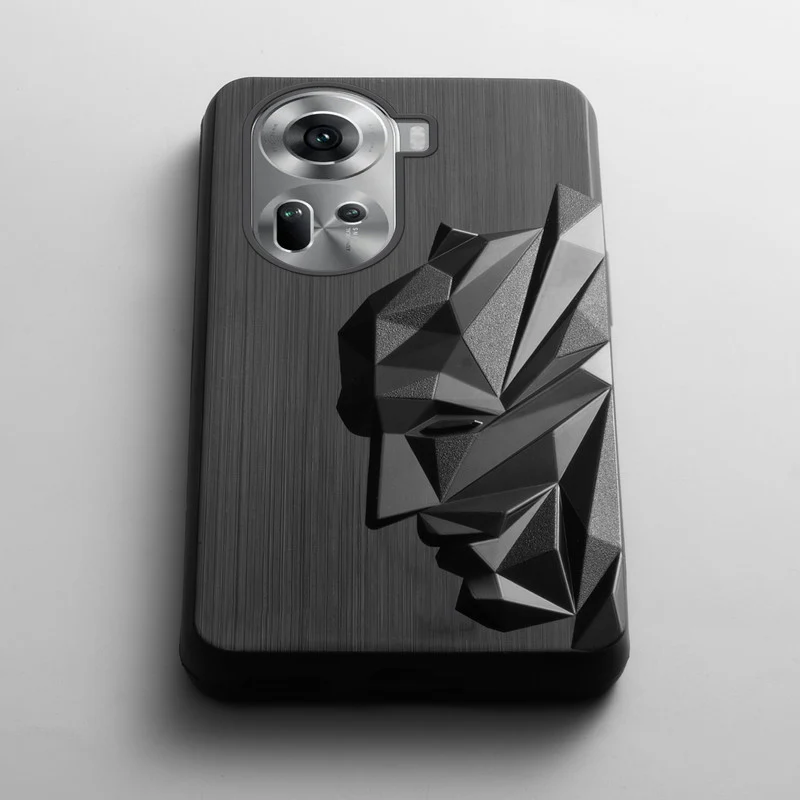 3D Design Silicone Case For Oppo Reno 11 5G - Image 6
