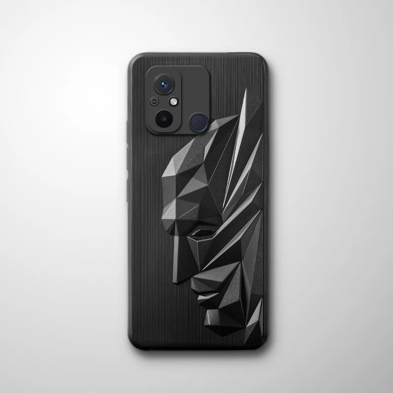 3D Design Silicone Case For Redmi 12C - Image 2