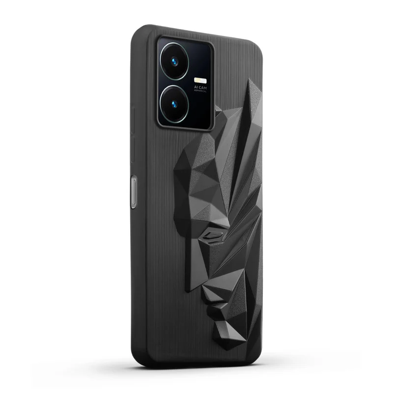 3D Design Silicone Case For Vivo Y22s