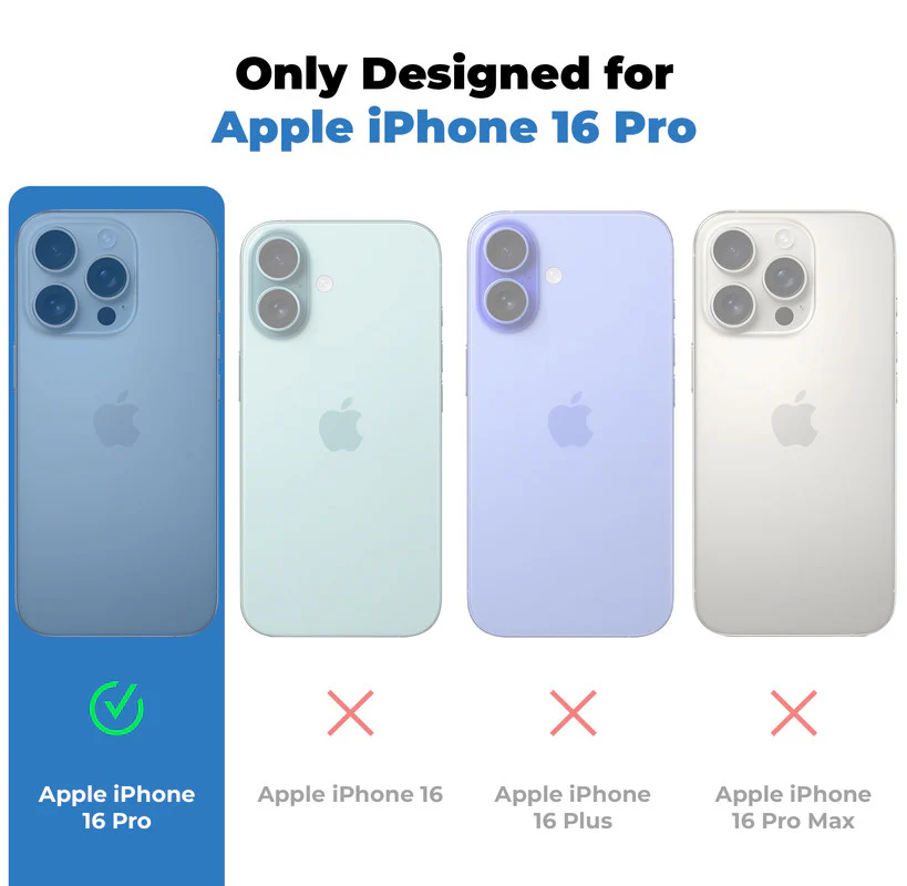 3D Design Camera Ring Case For Apple iPhone 16 Pro - Image 2