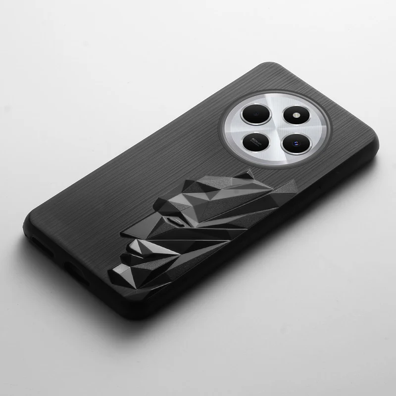 3D Design Camera Ring Case For Redmi A4 5G - Image 4