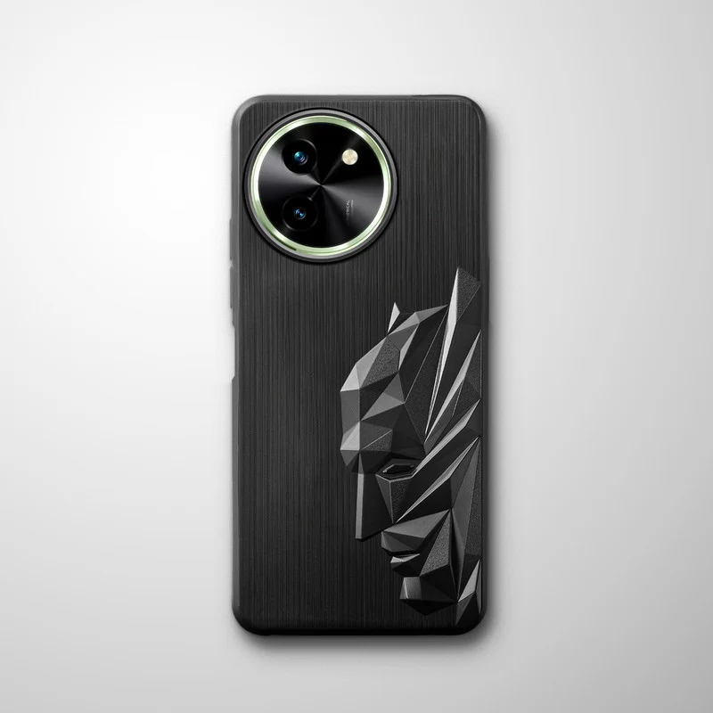 3D Design Camera Ring Case For Vivo T3x 5G - Image 3