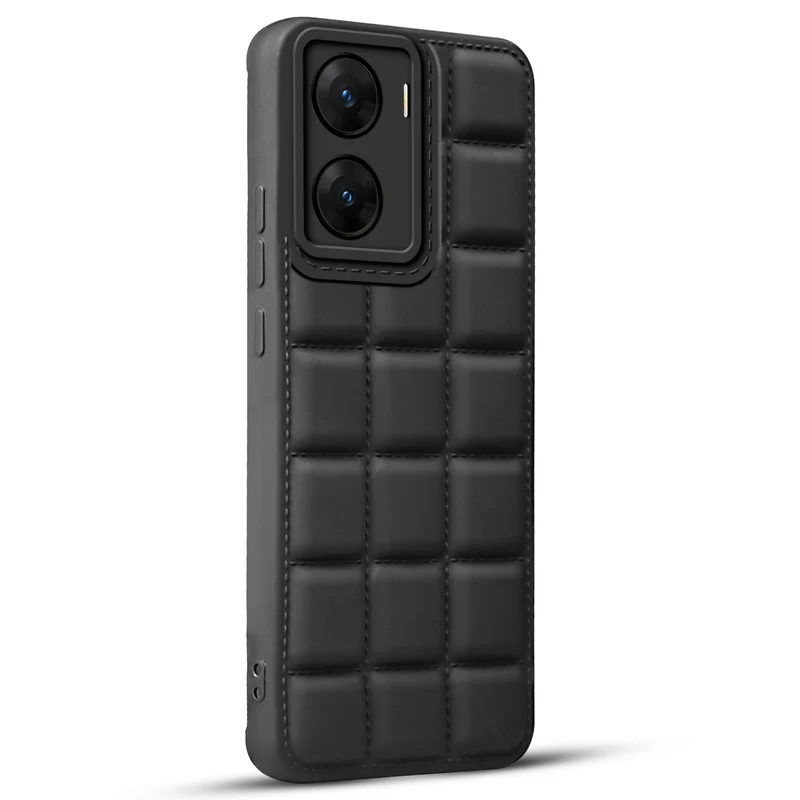 3D Grid Thread Design Silicone Phone Case Cover for Vivo V29e 5G - Image 4