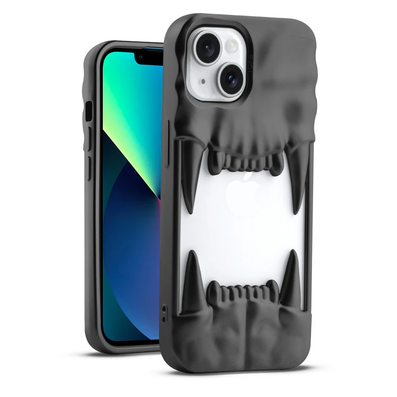 3D Tiger Fang Back Case for Apple iPhone 13, A Wild and Fearless Vibe - Image 13