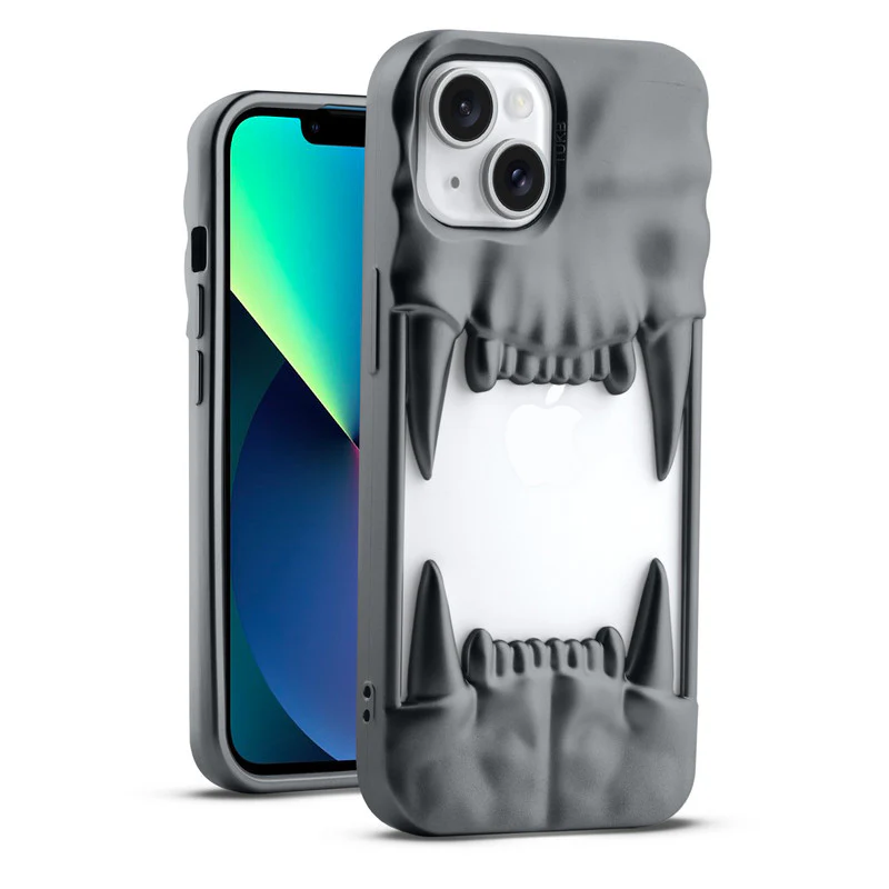 3D Tiger Fang Back Case for Apple iPhone 13, A Wild and Fearless Vibe - Image 25
