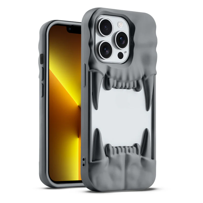 3D Tiger Fang Back Case for Apple iPhone 13 Pro Max, A Wild and Fearless Vibe - Image 7
