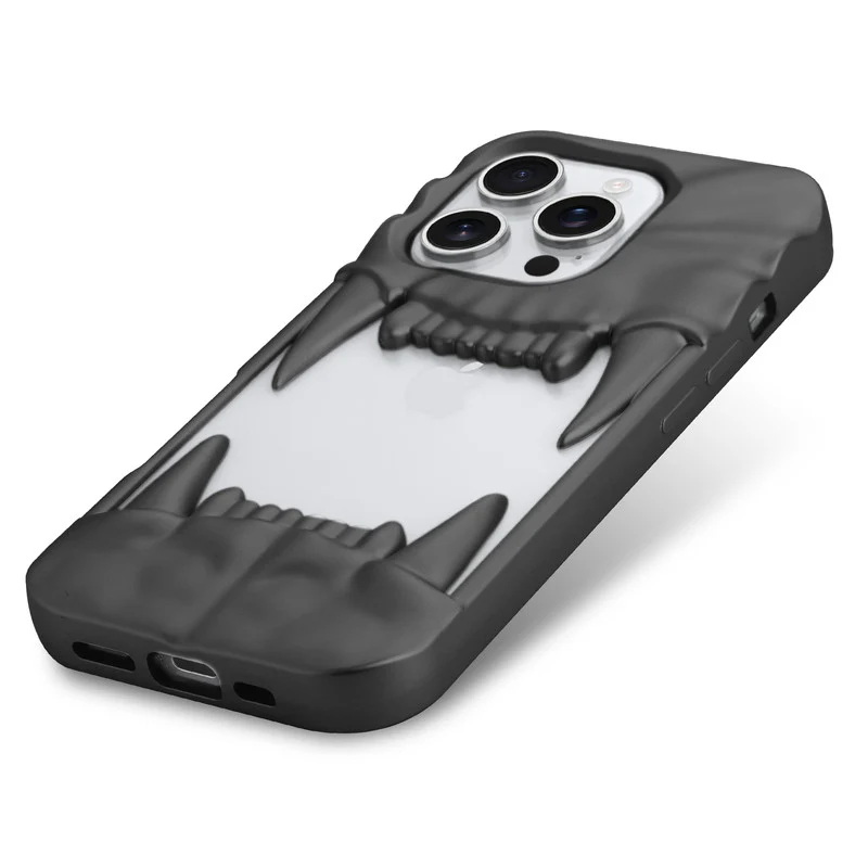 3D Tiger Fang Back Case for Apple iPhone 14 Pro Max, A Wild and Fearless Vibe - Image 3