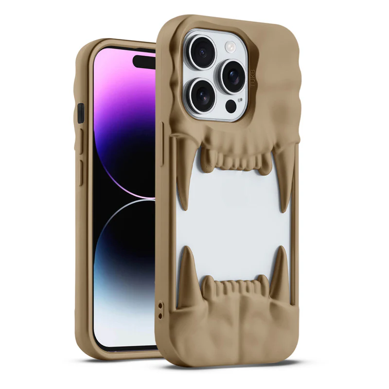 3D Tiger Fang Back Case for Apple iPhone 14 Pro Max, A Wild and Fearless Vibe - Image 7