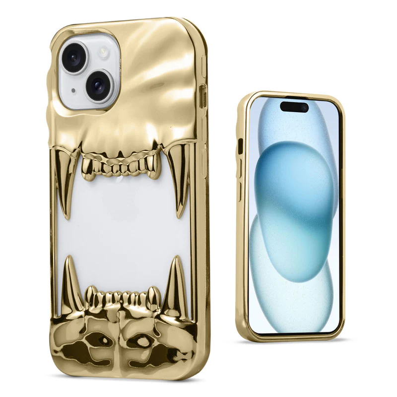 3D Tiger Fang Back Case for Apple iPhone 15, A Wild and Fearless Vibe - Image 22