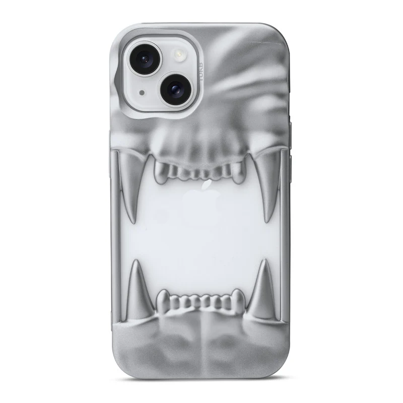 3D Tiger Fang Back Case for Apple iPhone 15, A Wild and Fearless Vibe - Image 29
