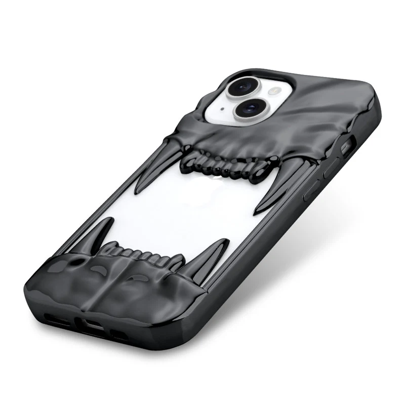 3D Tiger Fang Back Case for Apple iPhone 15, A Wild and Fearless Vibe - Image 33
