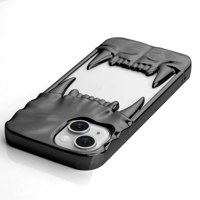 3D Tiger Fang Back Case for Apple iPhone 15, A Wild and Fearless Vibe - Image 36