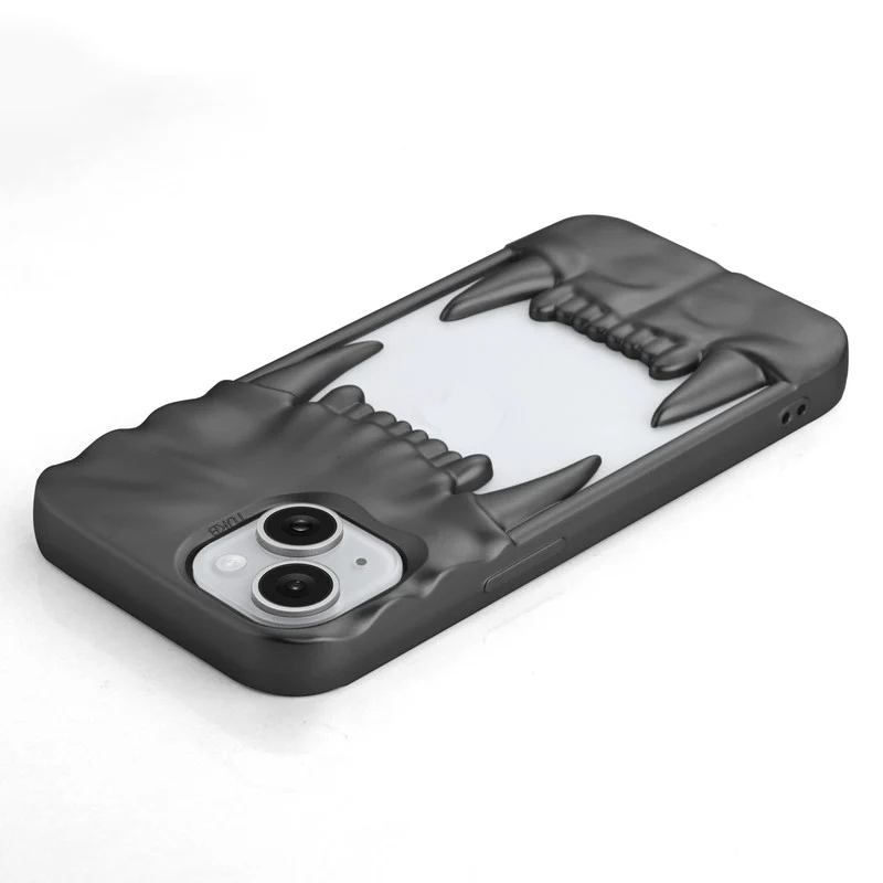 3D Tiger Fang Back Case for Apple iPhone 15, A Wild and Fearless Vibe - Image 6