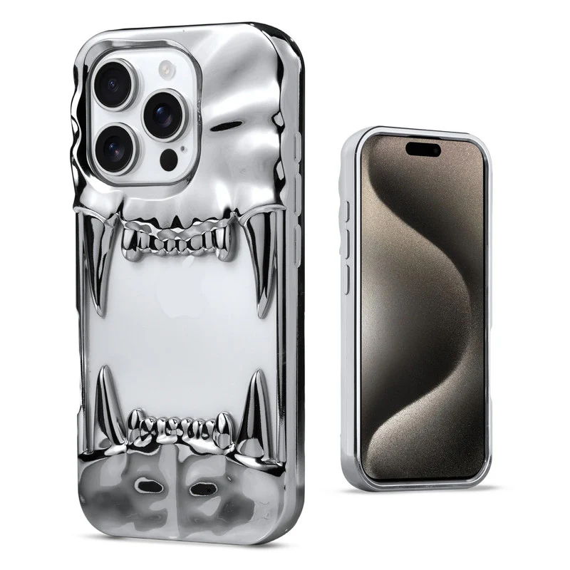 3D Tiger Fang Back Case for Apple iPhone 15 Pro Max, A Wild and Fearless Vibe - Image 40