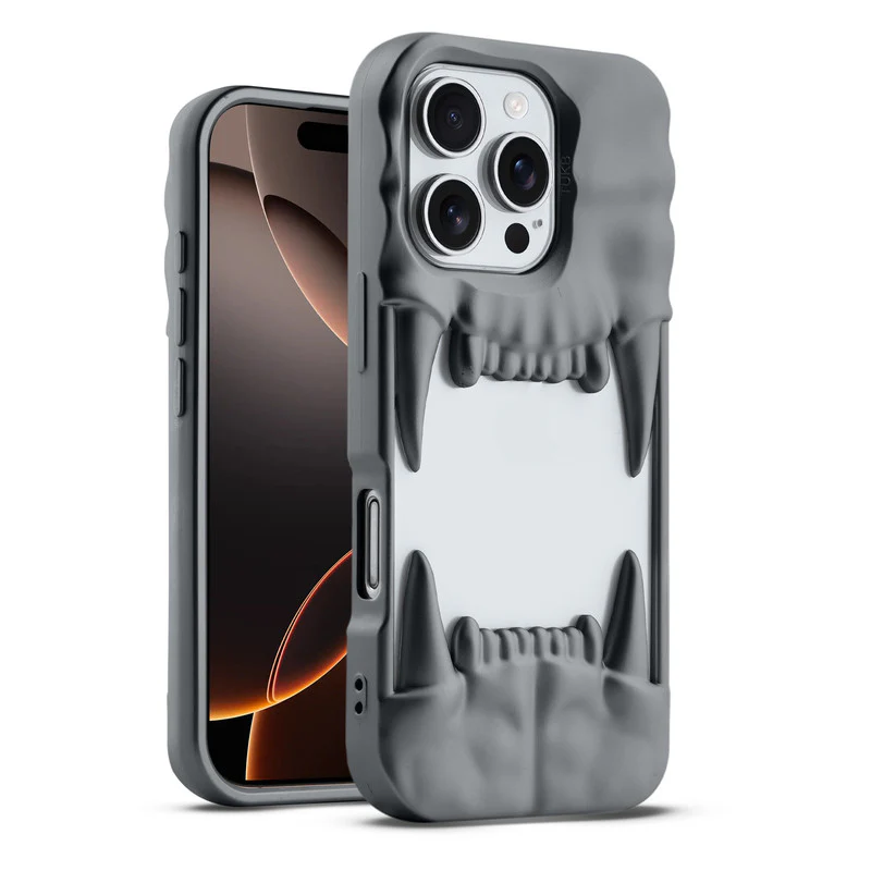 3D Tiger Fang Back Case for Apple iPhone 16 Pro, A Wild and Fearless Vibe - Image 13