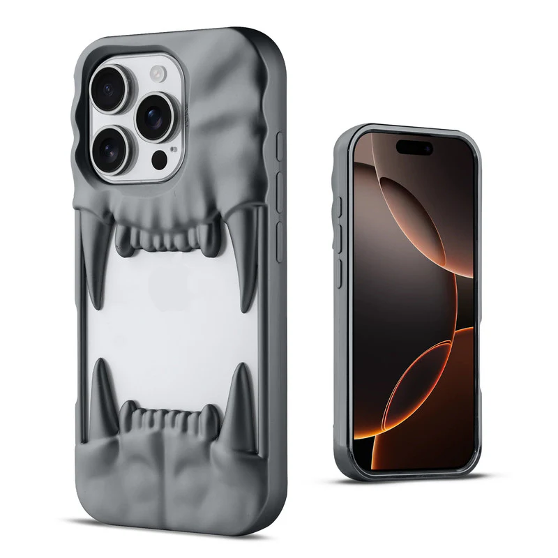 3D Tiger Fang Back Case for Apple iPhone 16 Pro, A Wild and Fearless Vibe - Image 16
