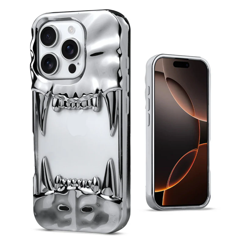 3D Tiger Fang Back Case for Apple iPhone 16 Pro, A Wild and Fearless Vibe - Image 40