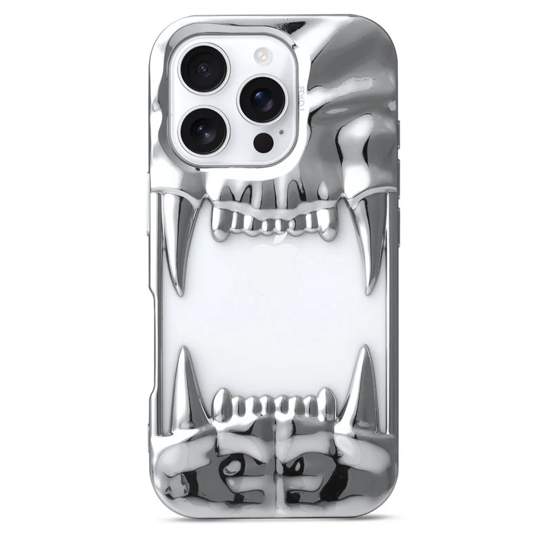 3D Tiger Fang Back Case for Apple iPhone 16 Pro, A Wild and Fearless Vibe - Image 41