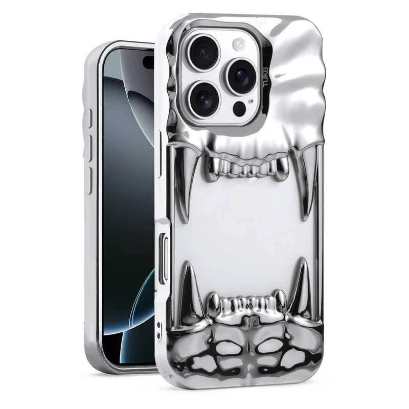 3D Tiger Fang Back Case for Apple iPhone 16 Pro Max A Wild and Fearless Vibe - Image 13