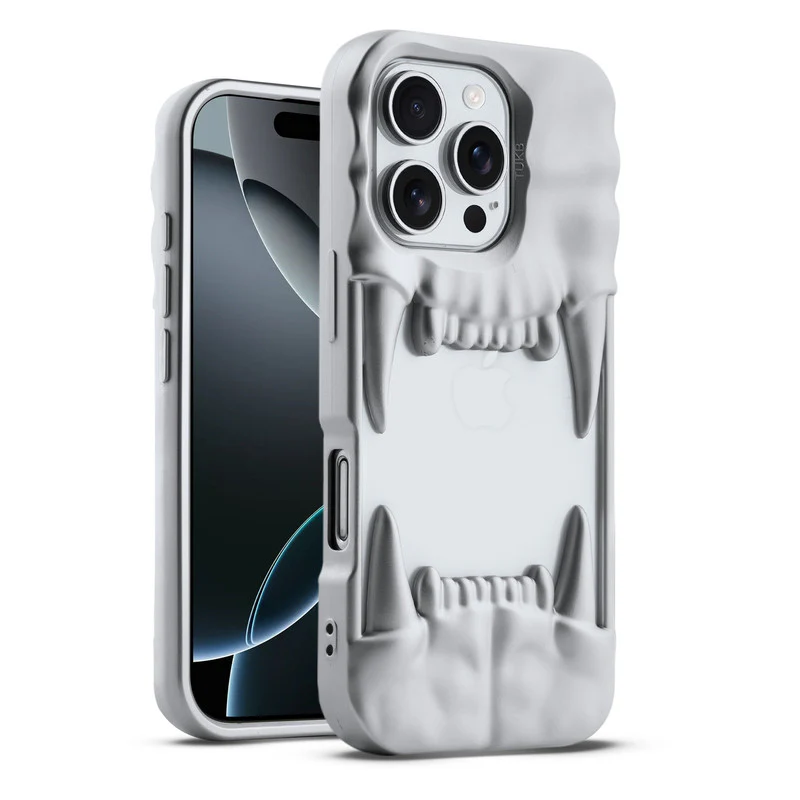3D Tiger Fang Back Cover for Apple iPhone 16 Pro Max, A Wild and Fearless Vibe - Image 13