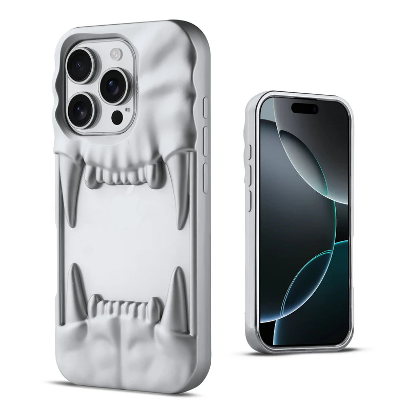 3D Tiger Fang Back Cover for Apple iPhone 16 Pro Max, A Wild and Fearless Vibe - Image 16