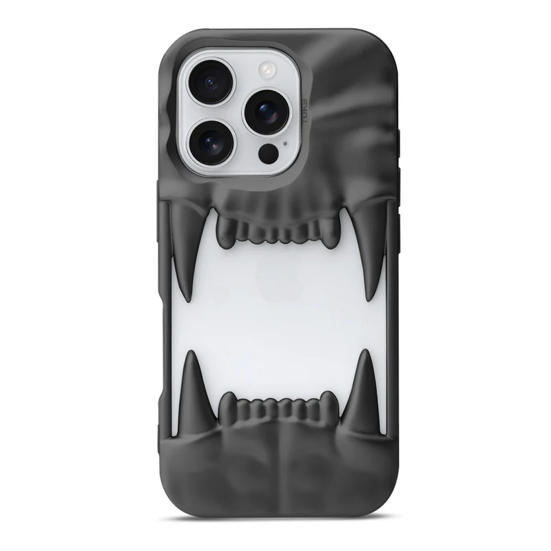 3D Tiger Fang Back Cover for Apple iPhone 16 Pro Max, A Wild and Fearless Vibe - Image 5