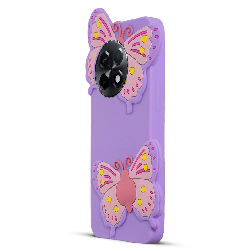 3D Vibrant Butterfly Silicone Phone Case For OnePlus 11R 5G - Image 14