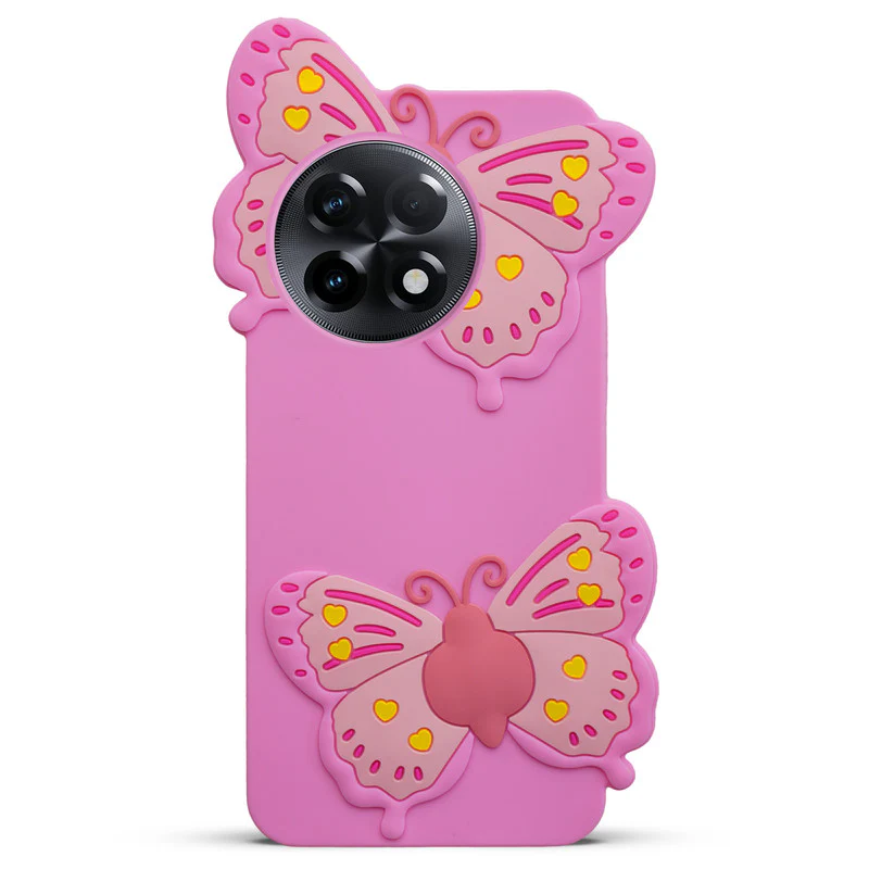 3D Vibrant Butterfly Silicone Phone Case For OnePlus 11R 5G - Image 7