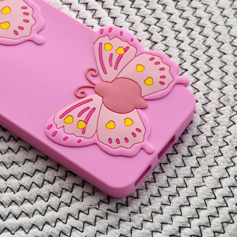 3D Vibrant Butterfly Silicone Phone Case For Realme 5 - Image 17