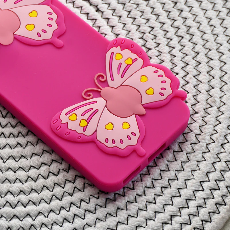 3D Vibrant Butterfly Silicone Phone Case For Redmi 12 4G - Image 15